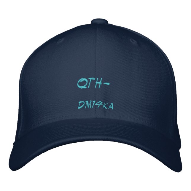 Amateur Radio QTH locator Hat (Front)