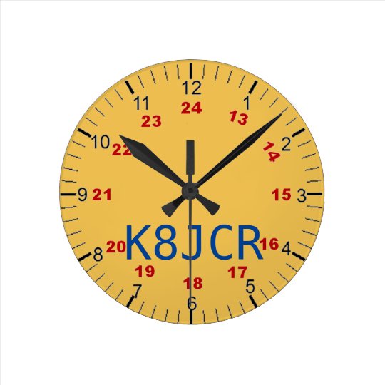 Amateur Radio station clock attractive functional
