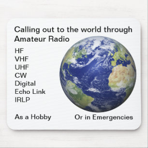 Amateur Radio World Mouse Pad