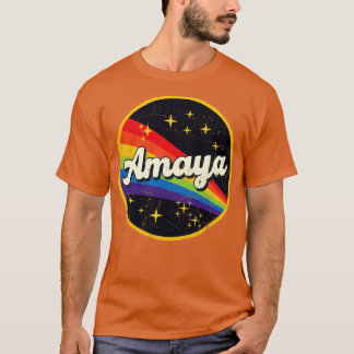 Amaya Rainbow In Space Vintage GrungeStyle T-Shirt