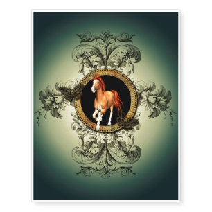 Amaying horse temporary tattoos