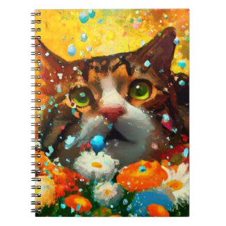 Amazed Cat Notebook