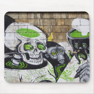 Amazed Skull Mouse Pad