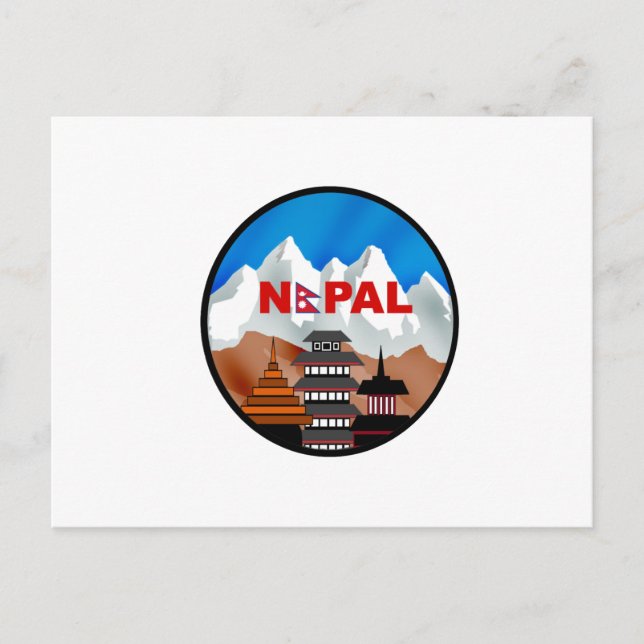 AMAZEMENT OF NEPAL POSTCARD (Front)