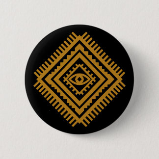 Amazigh Atlas Protective Diamond — Berber Tribal Button