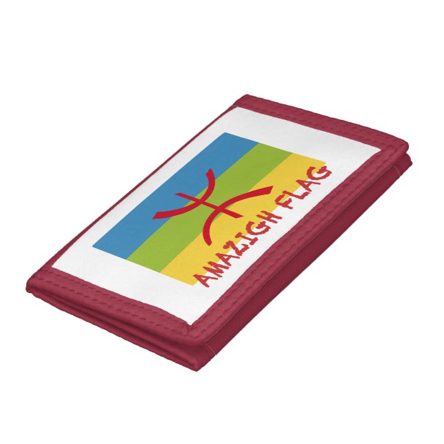 Amazigh flag - berber flag-Drapeau Amazigh Trifold Wallet (Bottom)