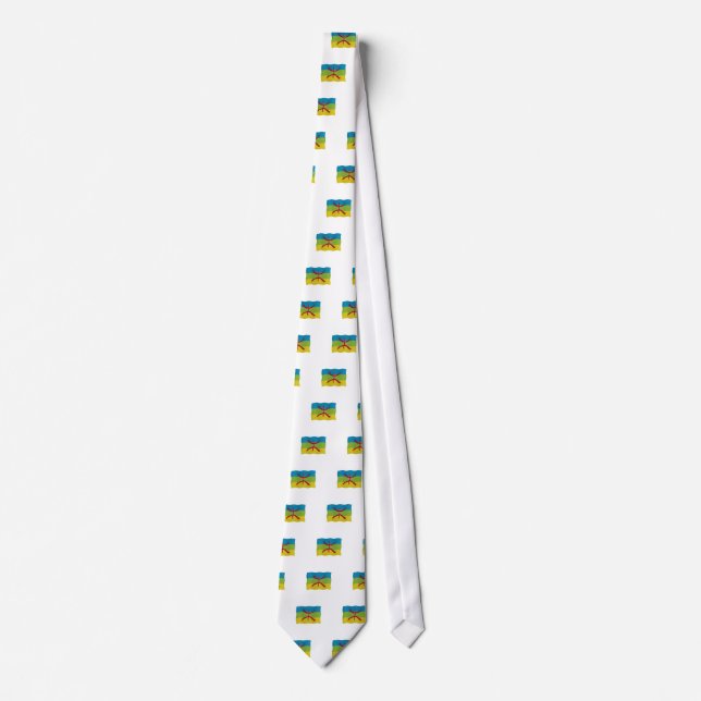 Amazigh Flag Neck Tie (Front)