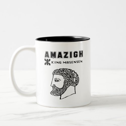 amazigh king Massinissa Kabyle algerie Morocco Two_Tone Coffee Mug