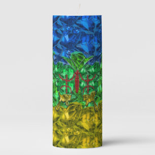 Amazigh Pillar Candle