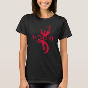 Amazigh Yaz Tifinagh Symbol Of Freedom Proud Amazi T-Shirt