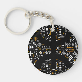 Amazigh z imazighen pattern keychain