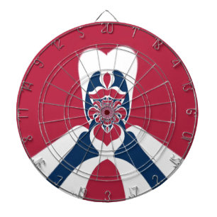 Amazing Abstract E.T. Art Print Dartboard With Darts
