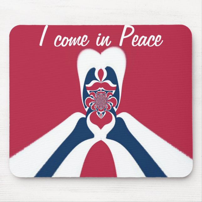 Amazing Abstract E.T. Art Print Mouse Pad (Front)