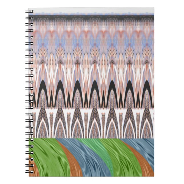 Amazing Abstract Pattern Art Print Notebook (Front)