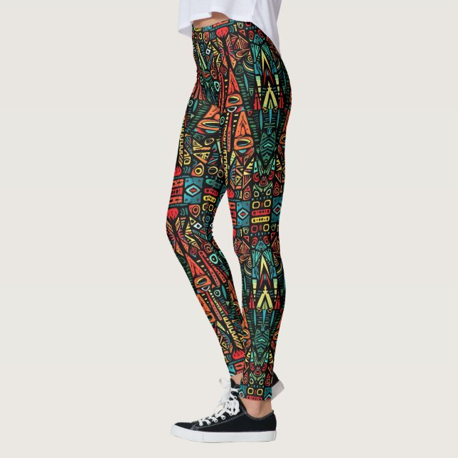 Amazing Abstract Pop Fashion Leggings (Left)