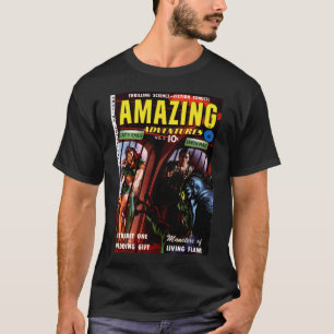 Amazing Adventures #2 Retro Sci Fi Comic Book T-Shirt
