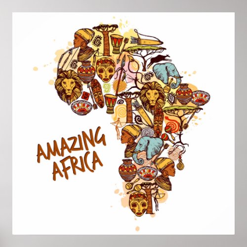 Amazing Africa Poster