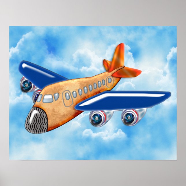 Amazing Airplane Poster (Front)