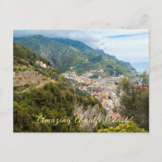 AMAZING AMALFI COAST/ SCENIC ITALY POSTCARD