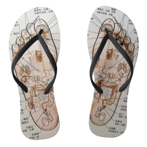 Amazing Ancient Acupuncture Flip Flops