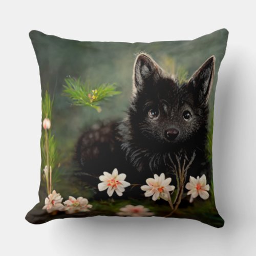 Amazing animals lovely cute throw pillow