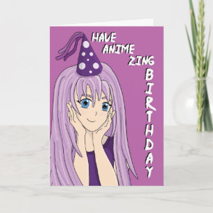 Anime Happy Birthday Cards  110 Pictures on AniYuki