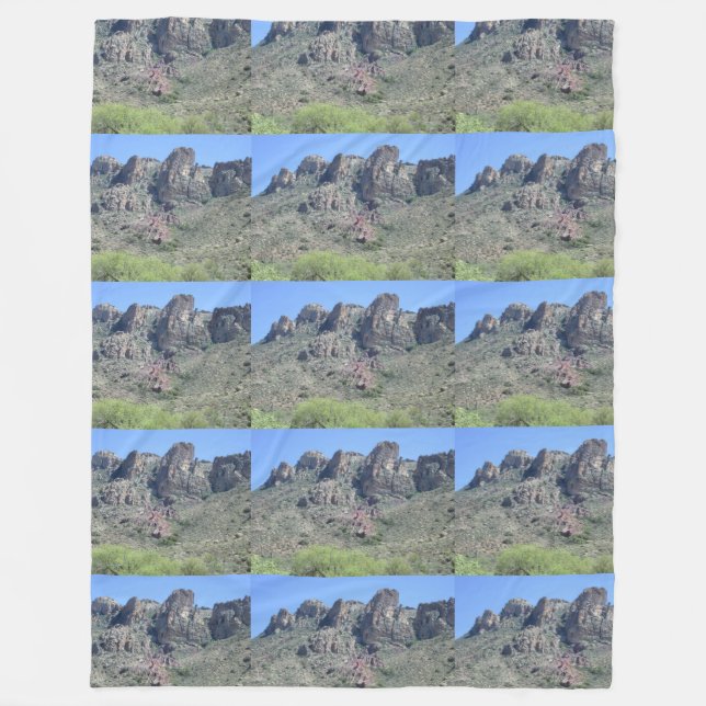 Amazing Apache Trail Fleece Blanket (Front)