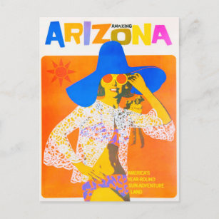 Amazing Arizona Vintage Travel Postcard