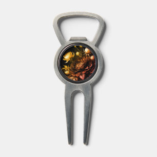 Amazing Arrangement Rust Accent Vintage Flowers Divot Tool