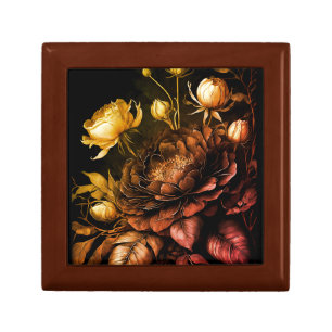 Amazing Arrangement Rust Accent Vintage Flowers Gift Box