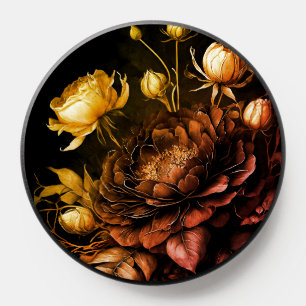 Amazing Arrangement Rust Accent Vintage Flowers PopSocket