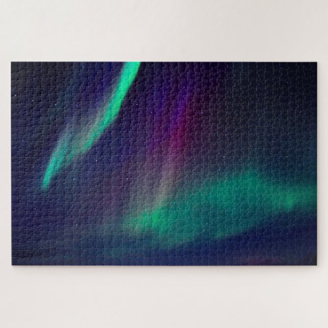 Amazing  Aurora Abisko Beautiful Northern Light Jigsaw Puzzle (Horizontal)