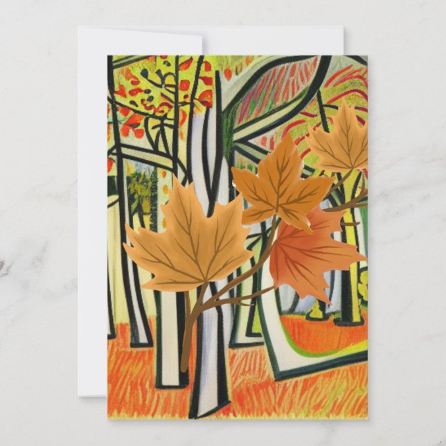Amazing Autumn Holiday Card (Front)
