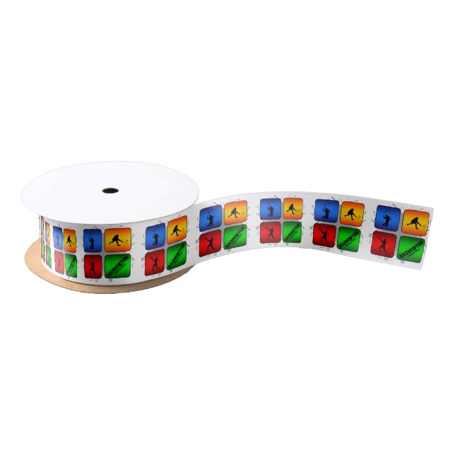 Amazing Badminton Urban Style Satin Ribbon (Spool)