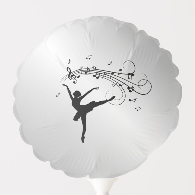 Amazing Ballerina Dancing with Music Balloon (Front)