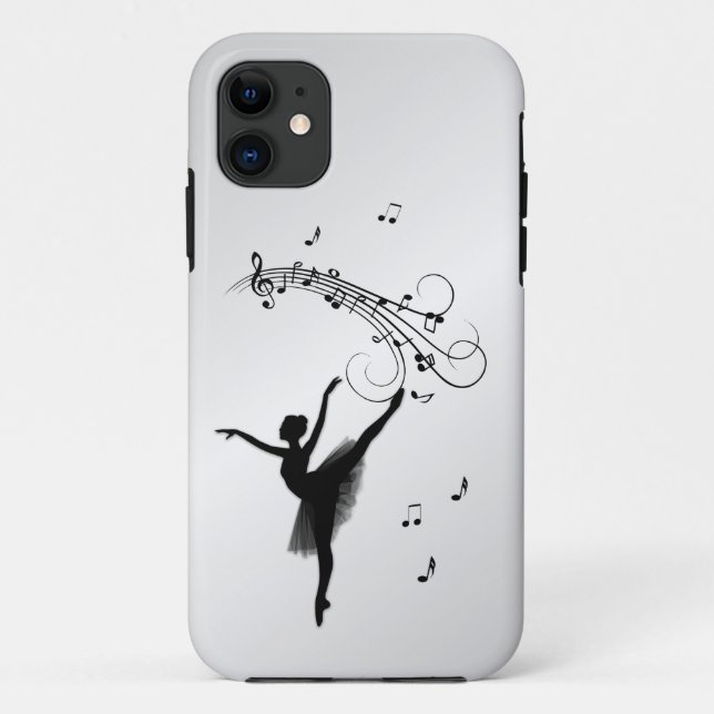 Amazing Ballerina Dancing with Music Case-Mate iPhone Case (Back)