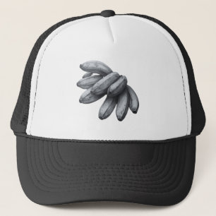 Amazing Bananas Pencil Sketch Drawing Trucker Hat