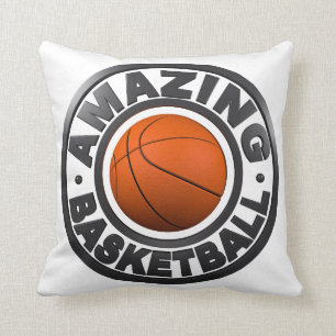 Amazing Basketball Throw Pillow