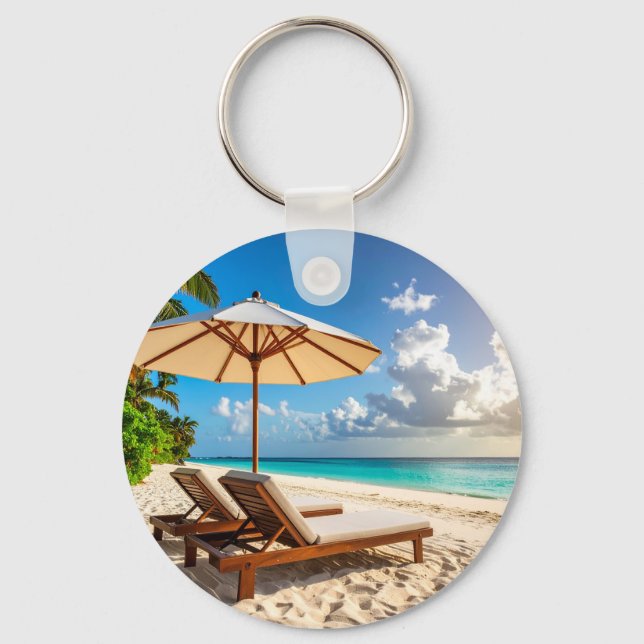Amazing beach keychain (Front)