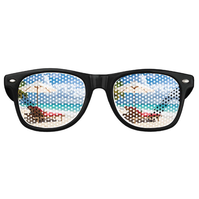Amazing beach retro sunglasses (Front)