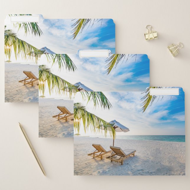 Amazing Beach Sunset File Folder (Set)