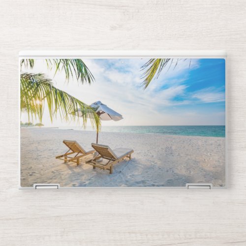 Amazing Beach Sunset HP Laptop Skin