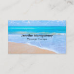 Amazing Beach Tropical Scene Photo Business Card