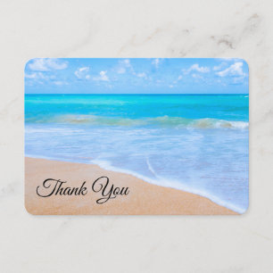 Amazing Beach Tropical Scene Photo Thank You