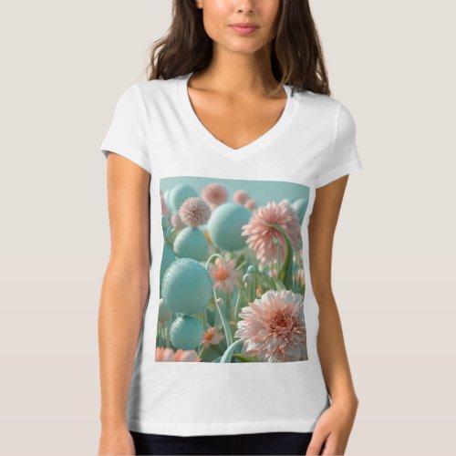 Amazing beautiful picture printed ladies T_Shirts
