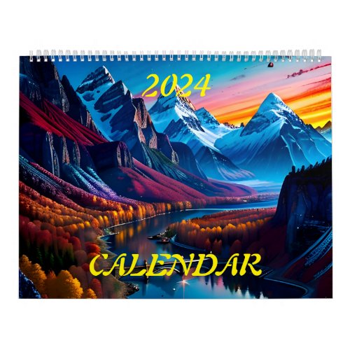 Amazing Beautiful Splendor Landscapes Two Calendar