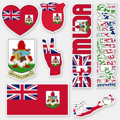 Amazing Bermuda Shapes National Symbols Sticker