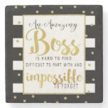 Amazing Best Boss Appreciation Gift Coaster Amazing Best Boss Appreciation Gift Coaster