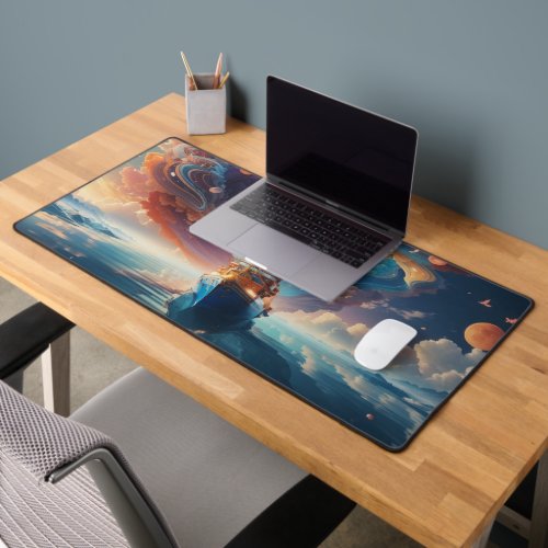 Amazing beyond imagination skyline digital wallpap desk mat