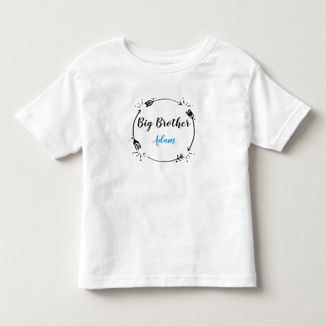 Amazing Big Brother customizable name Toddler T-shirt (Front)